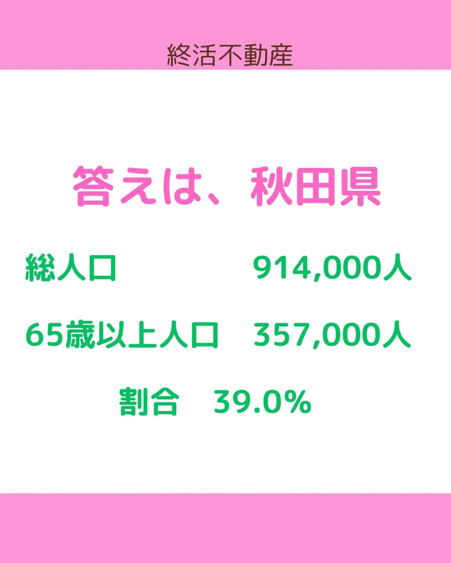 全体的に高齢化が進んでますが、地域で違いがあるようですよ😊